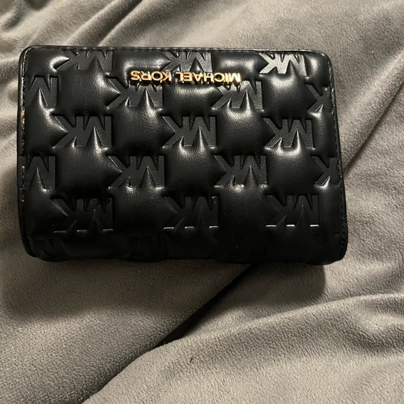 Michael Kors Black Embossed Wallet - Picture 2 of 5